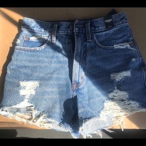 Abercrombie and Fitch Ultra High Rise Shorts